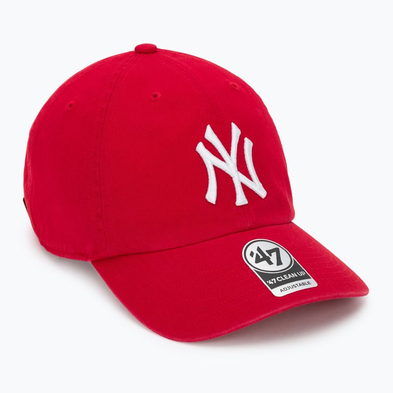 47 Marke MLB New York Yankees CLEAN UP Baseballmütze rot