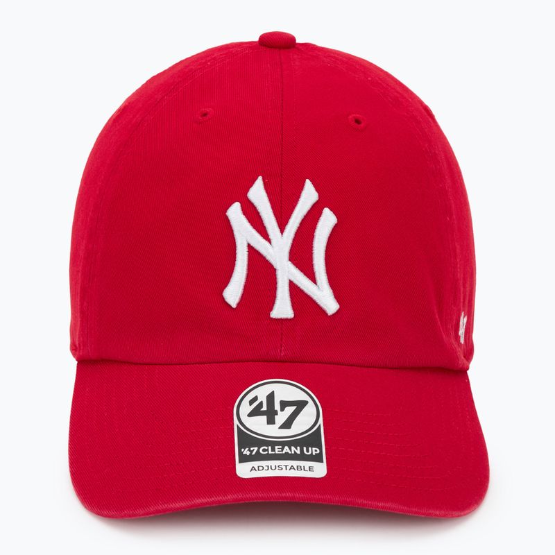 47 Marke MLB New York Yankees CLEAN UP Baseballmütze rot 2