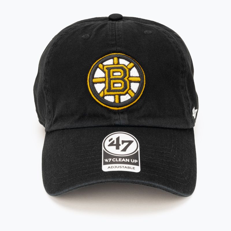 47 Marke NHL Boston Bruins CLEAN UP Baseballkappe schwarz