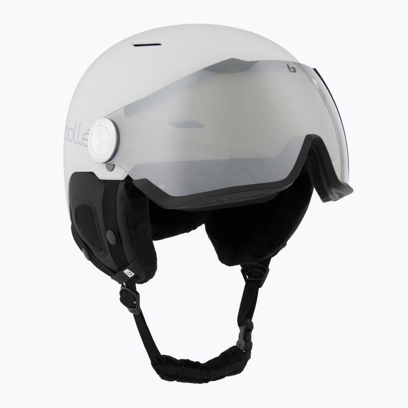 Skihelm Bollé Might Visor off white matte/brown gun 8