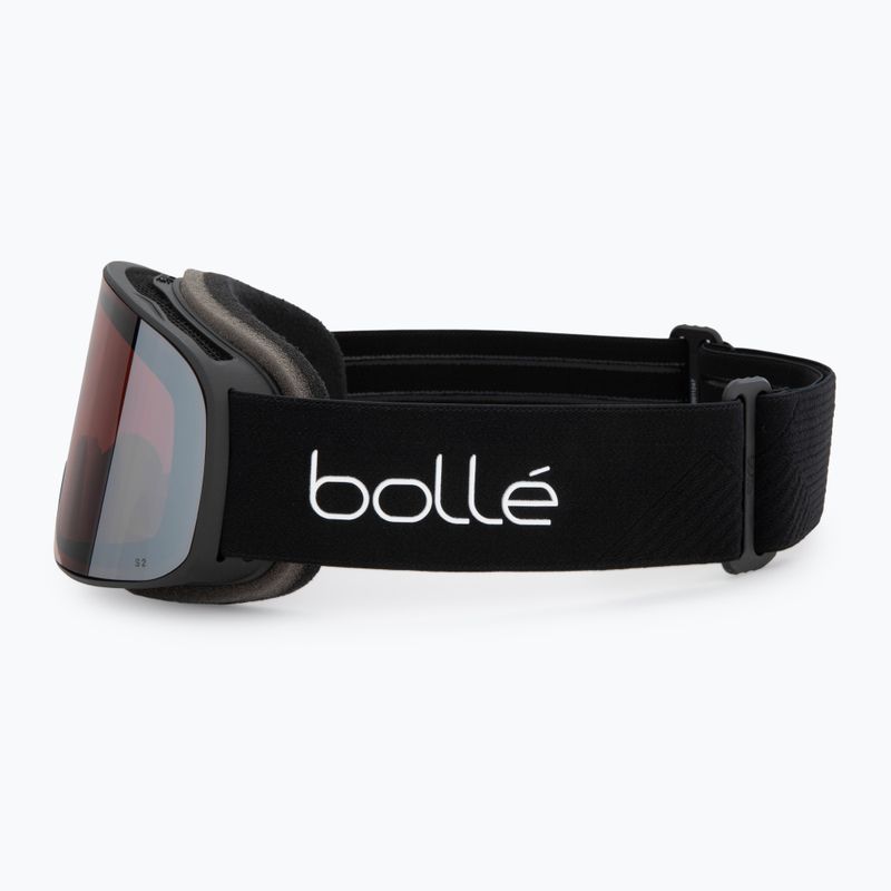Skibrille Bollé Nevada Small black corp matte/vermillon gun 4