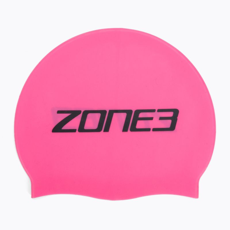 Zone3 High Vis Badekappe rosa SA18SCAP114