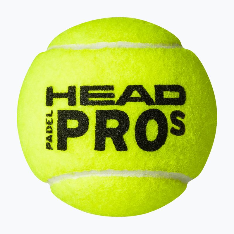 HEAD Pro S Paddelbälle 3 Stück gelb 575713 2