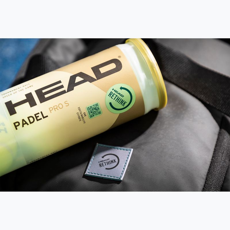 HEAD Pro S Paddelbälle 3 Stück gelb 575713 9