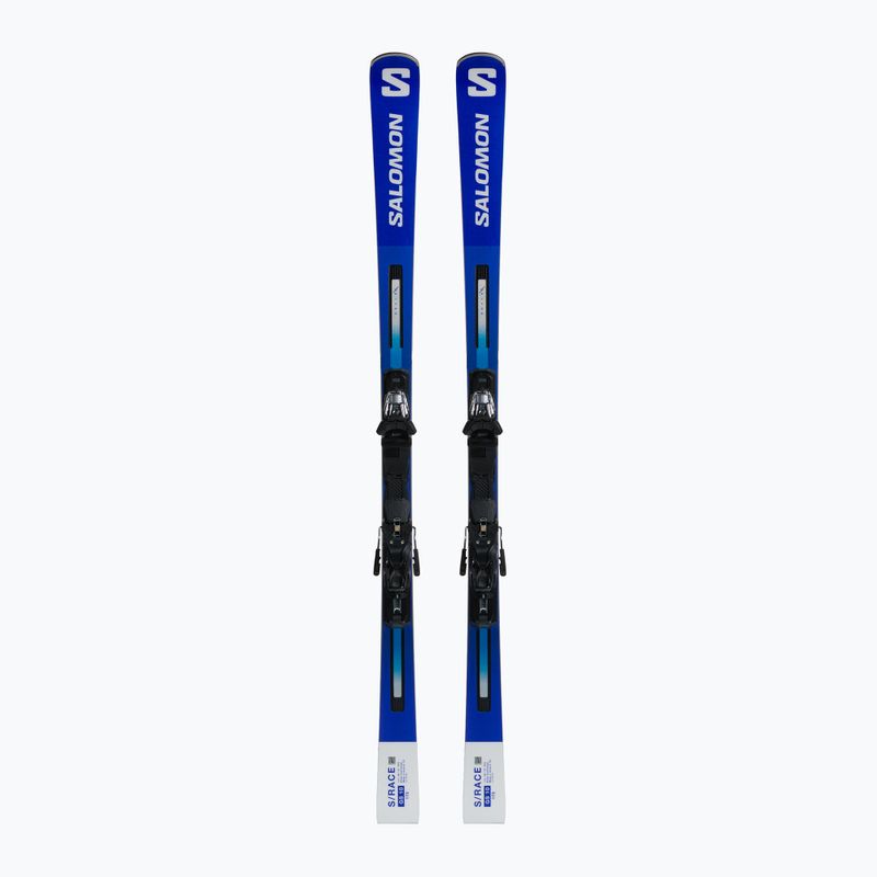 Ski Salomon S Race GS 1 + M12 GW blauweiß L47383