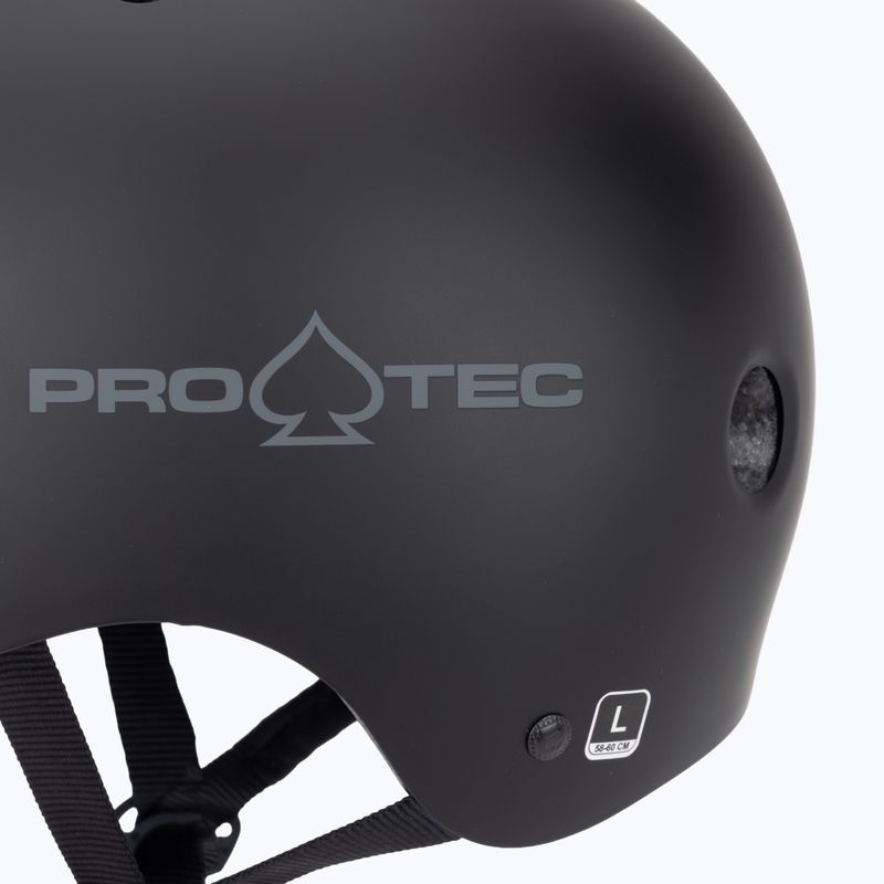 Pro-Tec Classic Certified mattschwarzer Helm 7