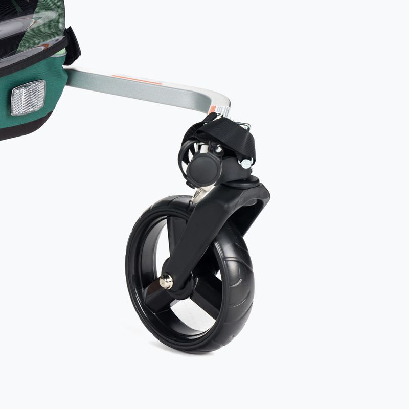 Thule Coaster XT Fahrradanhänger+Kinderwagen zweisitzig grün 10101820 5