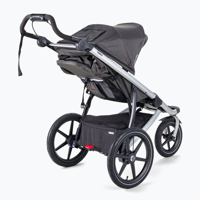 Thule Urban Glide2 Jogging-Kinderwagen mit Tragewanne schwarz 10101964 2