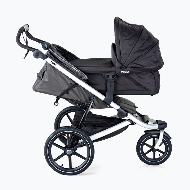 Thule Urban Glide2 Jogging-Kinderwagen mit Tragewanne schwarz 10101964 5