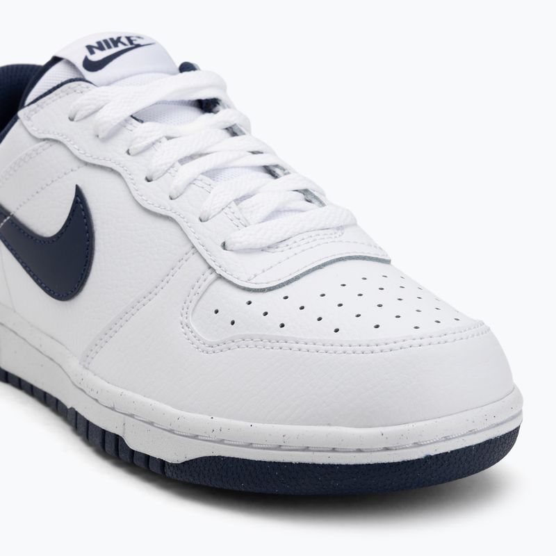 Männer Nike Big Low Weiß/Midnight Navy Schuhe 7