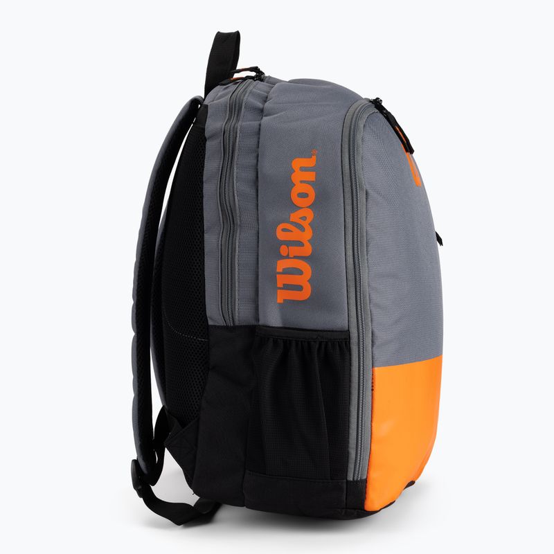 Wilson Team Tennis Rucksack grau-orange WR8009901 2
