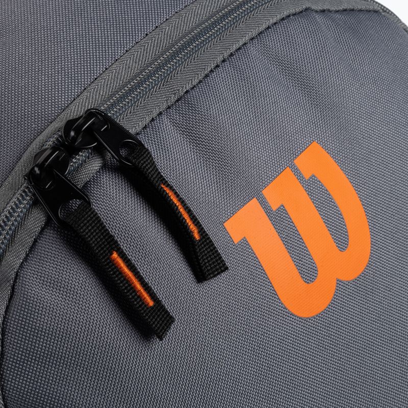 Wilson Team Tennis Rucksack grau-orange WR8009901 6