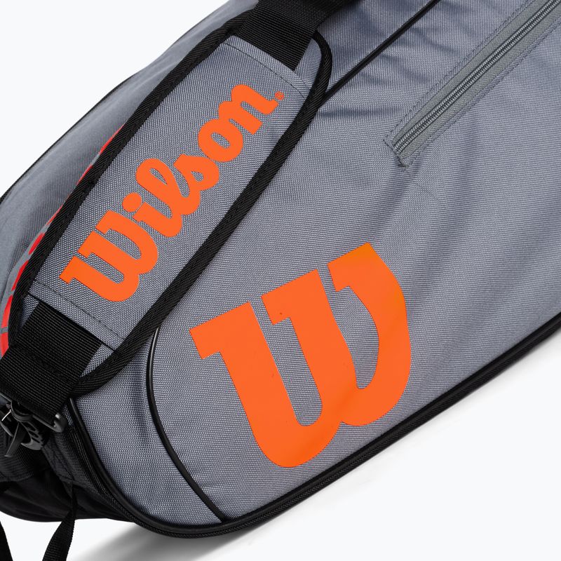 Wilson Team 6PK Tennistasche grau WR8009801 5