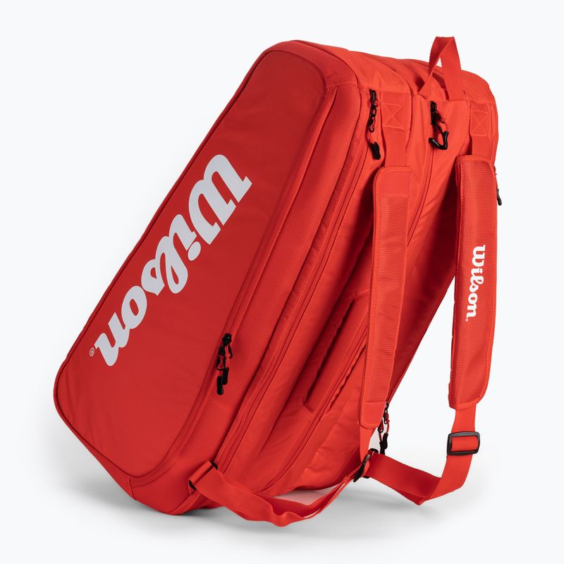 Wilson Super Tour 15 PK Tennistasche rot WR8010301
