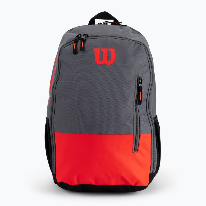 Wilson Team Tennis Rucksack grau-rot WR8009904