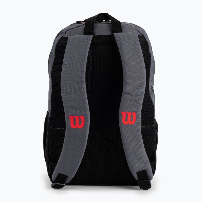 Wilson Team Tennis Rucksack grau-rot WR8009904 2