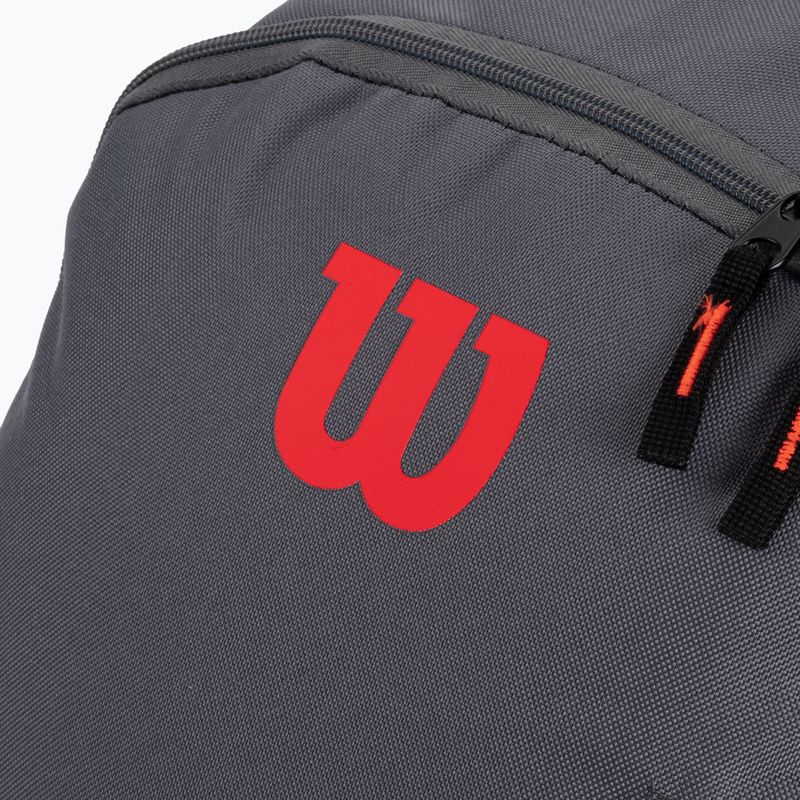 Wilson Team Tennis Rucksack grau-rot WR8009904 6