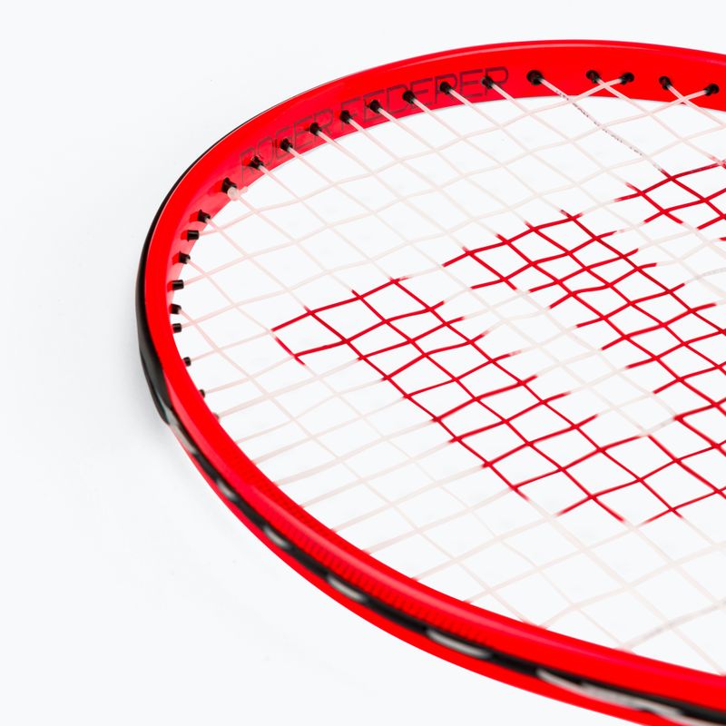 Wilson Tennisschläger für Kinder Roger Federer 23 Half Cvr rot WR054210H+ 6