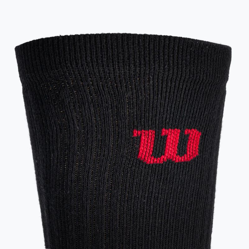 Wilson Crew Herren Tennissocken 3 Paar schwarz WRA803002 4