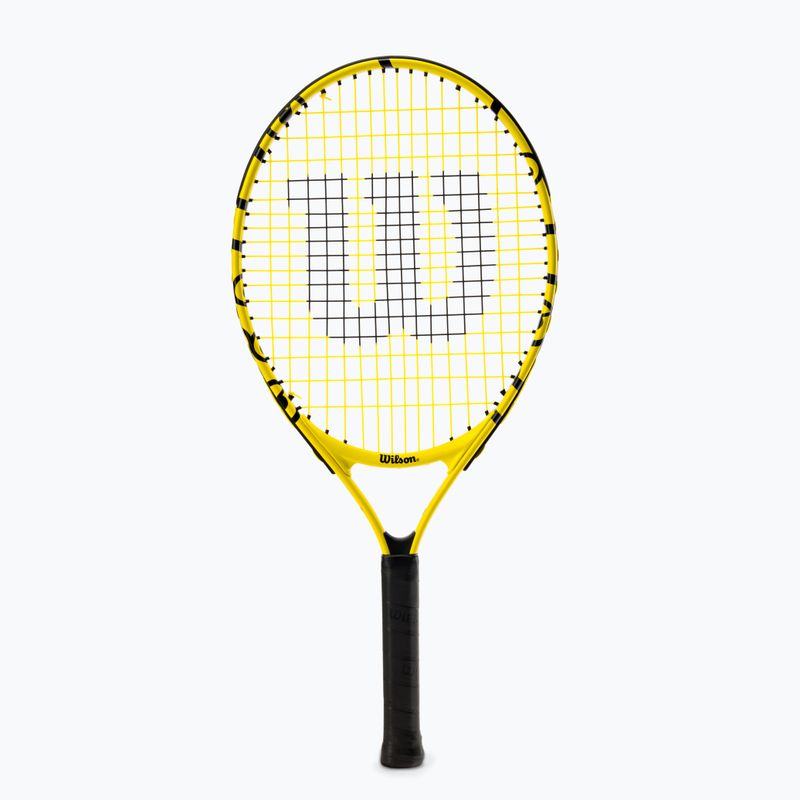 Wilson Minions Jr 23 Tennisschläger für Kinder gelb und schwarz WR069110H+