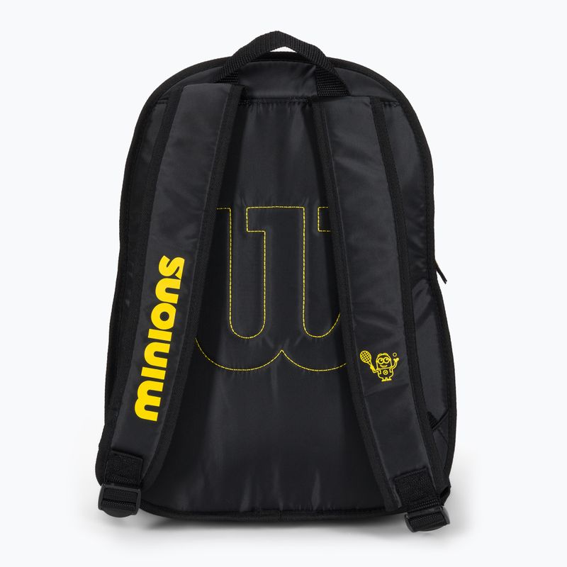 Wilson Minions JR Kinder Tennis Rucksack schwarz und gelb WR8014001 3