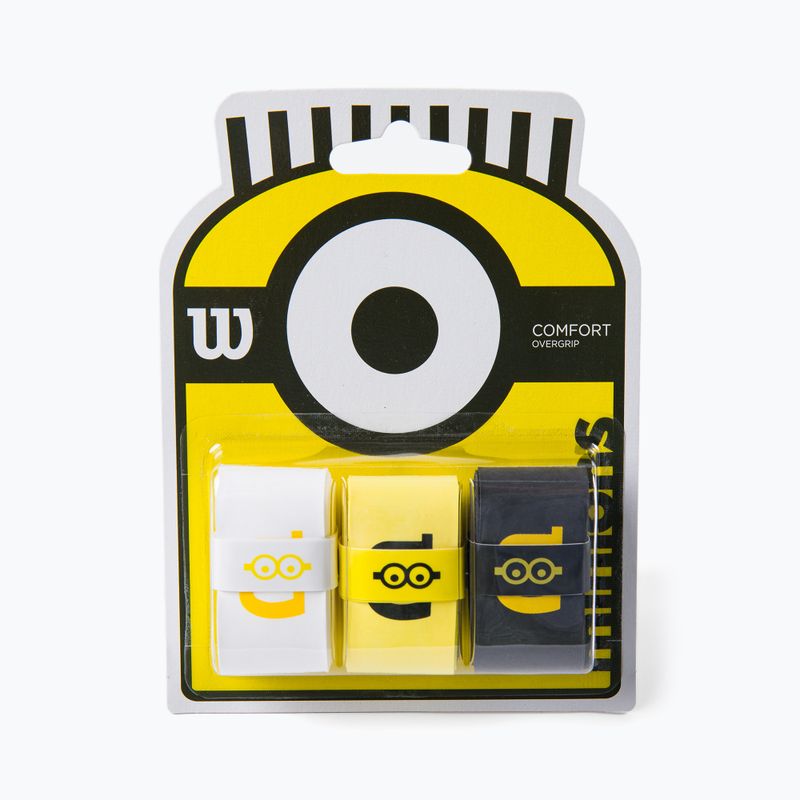 Wilson Minions Overgrip Tennisschläger Pads 3 Stück Farbe WR8408401 2