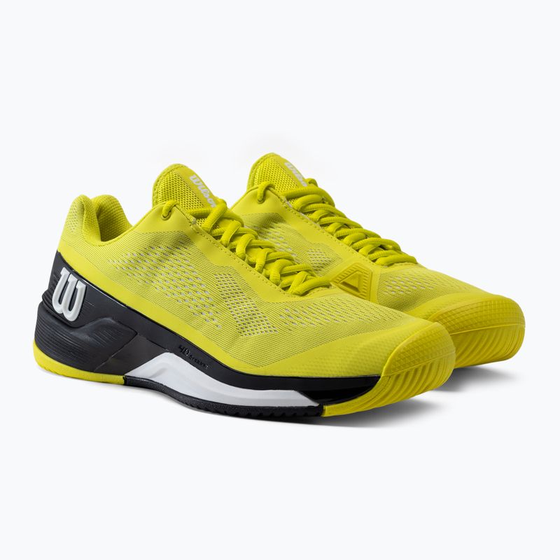 Herren Tennisschuhe Wilson Rush Pro 4.0 gelb WRS328610 5