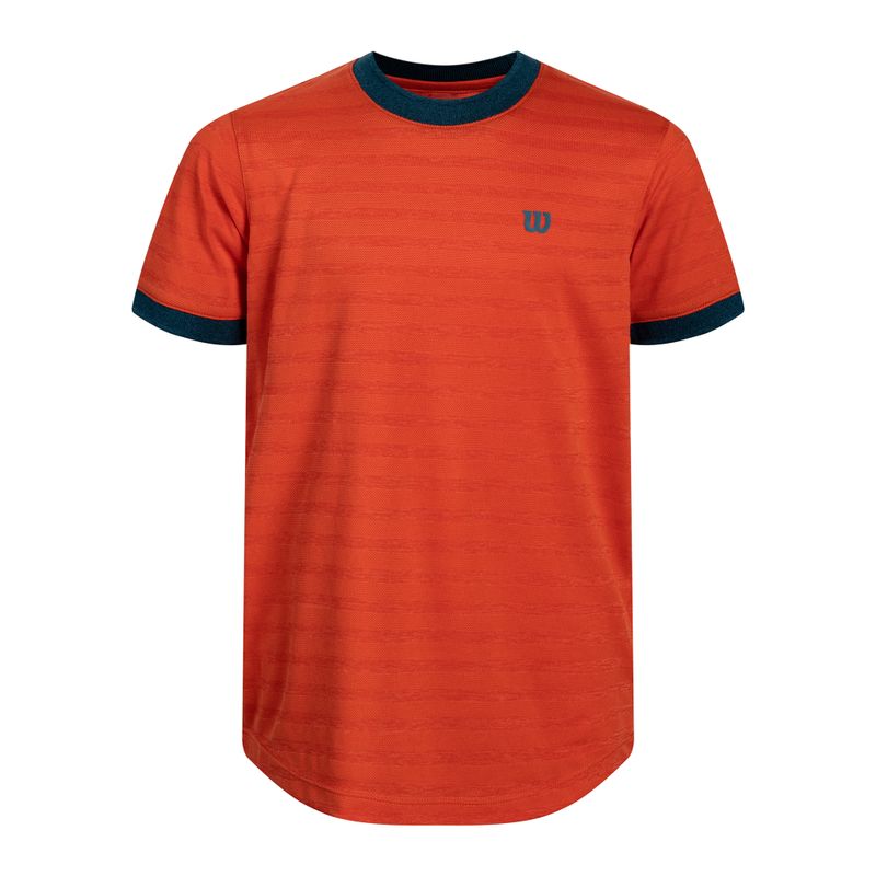 Wilson Competition Crew II Kinder-Tennisshirt rot WRA807201