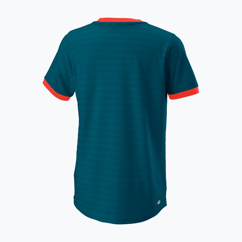 Wilson Competition Crew II Kinder-Tennisshirt blau WRA807203 6