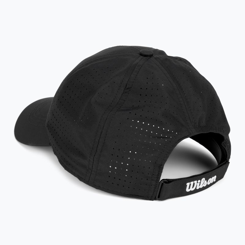 Herren Wilson Ultralight Tennis Cap II schwarz WRA815202 3