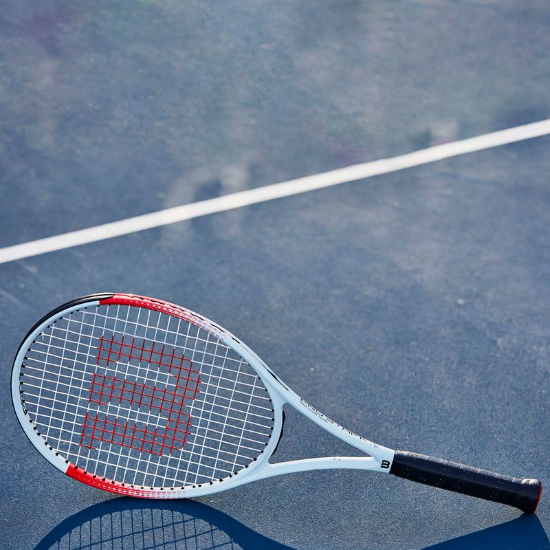 Wilson Pro Staff Precision Team 103 Tennisschläger rot und weiß WR080510U 9
