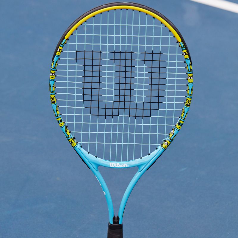 Kinder-Tennisschläger Wilson Minions 2.0 Jr 23 blau/gelb WR097210H 7