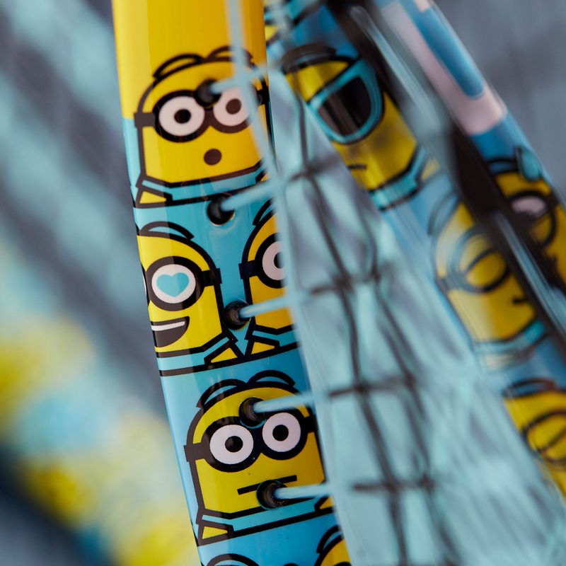 Wilson Minions 2.0 Jr 25 Tennisschläger für Kinder blau/gelb WR097310H 9