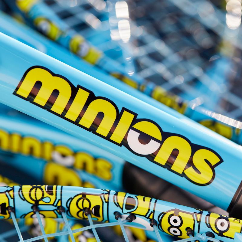 Wilson Minions 2.0 Jr 25 Tennisschläger für Kinder blau/gelb WR097310H 10