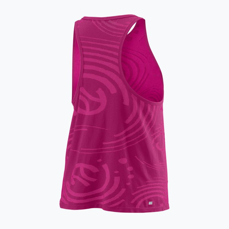 Damen-Tennisshirt Wilson PWR SMLS Tank rosa WRA809702 2