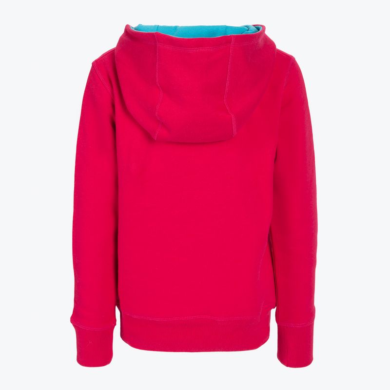 Wilson Kinder Tennis Sweatshirt Script Cotton PO Hoody rosa WRA769221 2