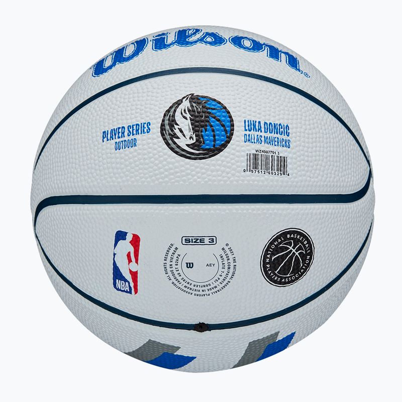 Wilson NBA Spieler Icon Mini Luka Basketball WZ4007701XB3 Größe 3 6