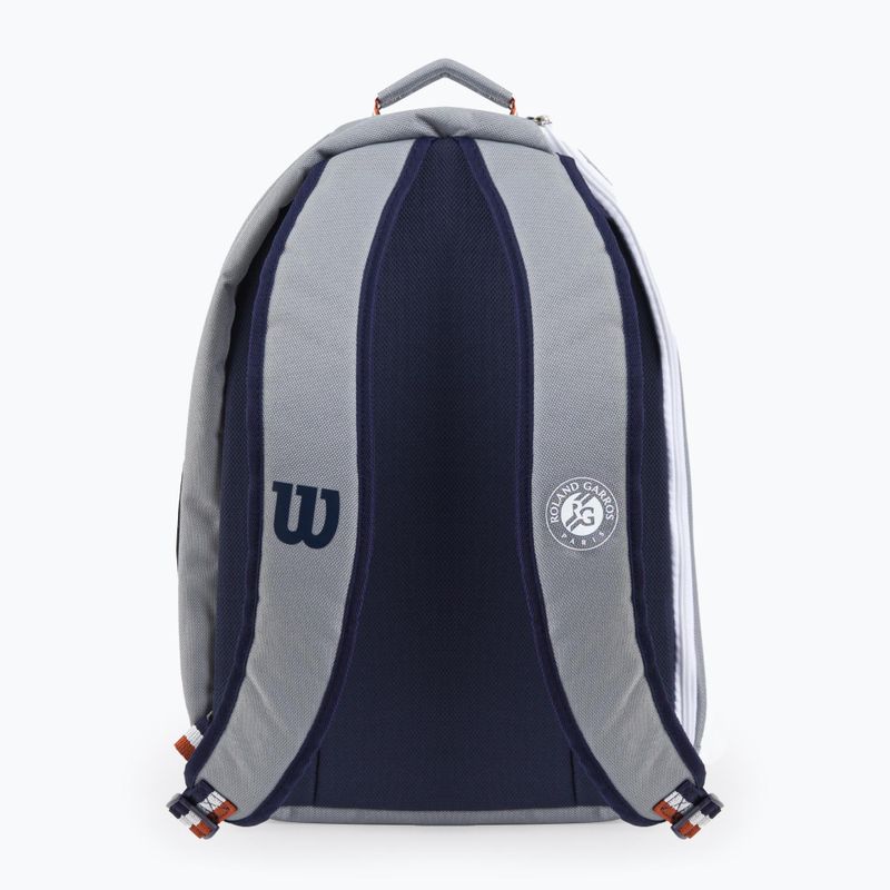 Wilson Junior Tennisrucksack Rolland Garros grau WR8019501001 3
