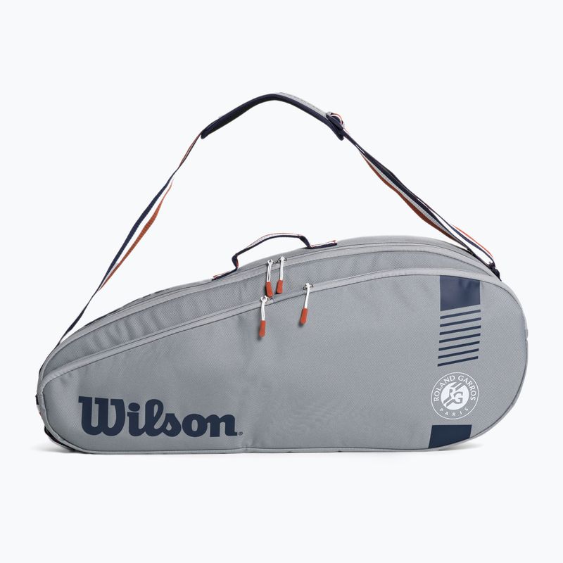 Wilson Team 3 Pack Rolland Garros Tennistasche grau WR8019201001