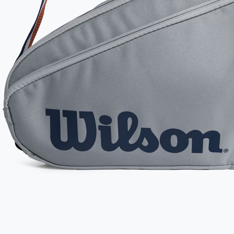 Wilson Team 3 Pack Rolland Garros Tennistasche grau WR8019201001 6