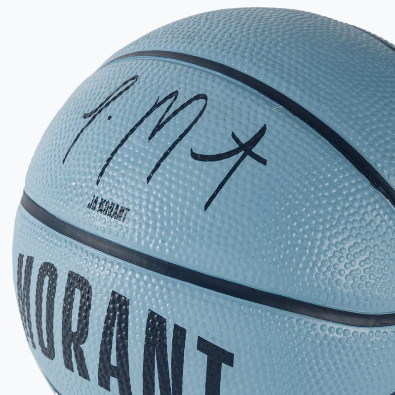 Wilson NBA Spieler Icon Mini Morant blau Größe 3 Kinder Basketball