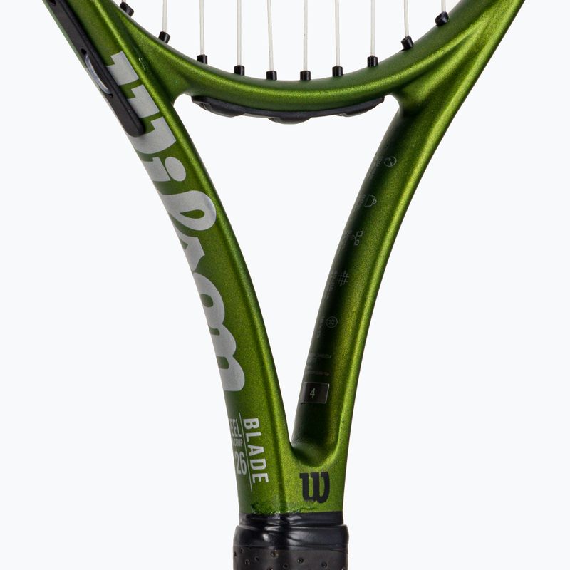 Kinder-Tennisschläger Wilson Blade Feel Comp 26 grün WR125210U 4