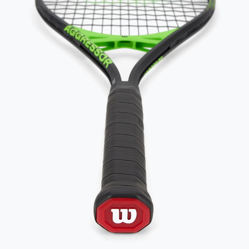 Tennisschläger Wilson Aggressor black/ green 3