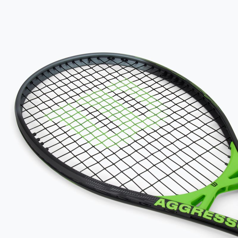Tennisschläger Wilson Aggressor black/ green 5