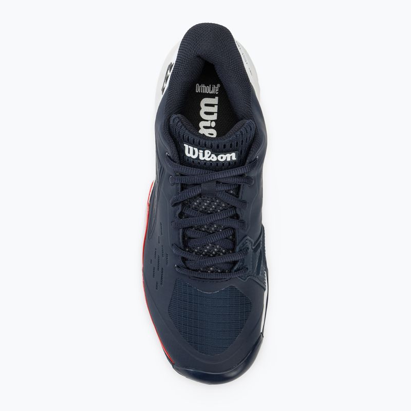 Wilson Rush Pro Ace Clay Herren Tennisschuhe navy blazer/weiß/infrarot 5
