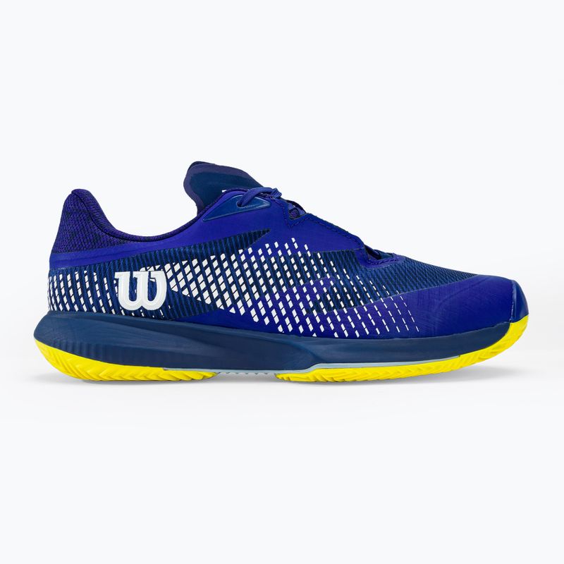 Herren Tennisschuhe Wilson Kaos Swift 1.5 Clay blau/sulphur spring/blauer Druck 2