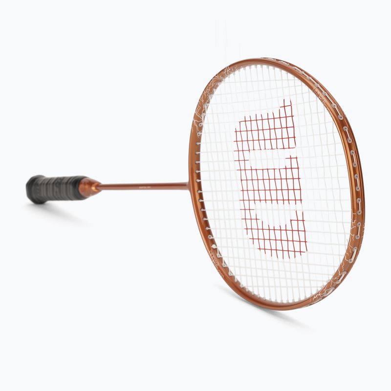 Badmintonschläger Wilson Vertex 300 bronze/white 2