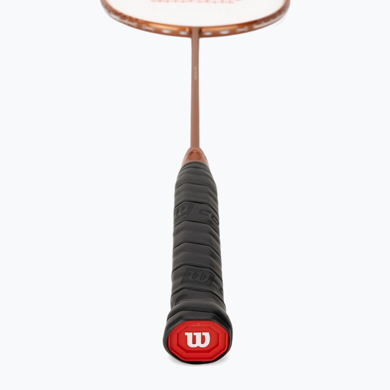 Badmintonschläger Wilson Vertex 300 bronze/white 3