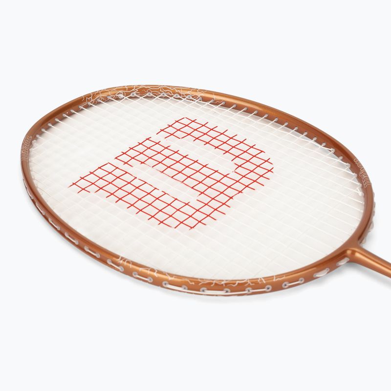 Badmintonschläger Wilson Vertex 300 bronze/white 5