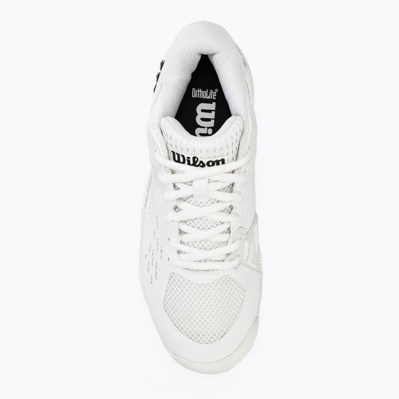 Damen Tennisschuhe Wilson Rush Pro Ace weiß/weiß/schwarz 5
